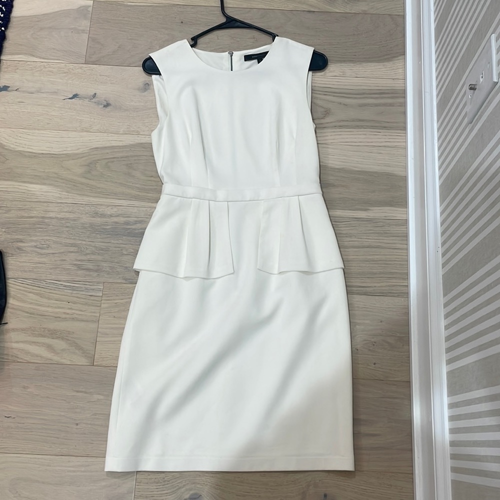 Midi White BCBG Dress